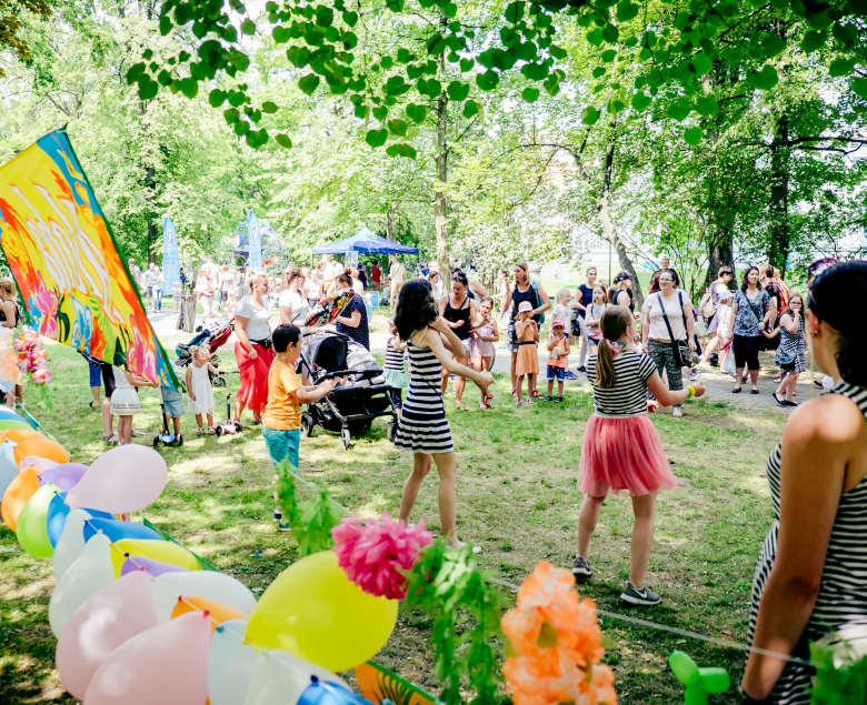 Dzień Dziecka w parku Chopina w 2018 roku. Fot. Michał Buksa