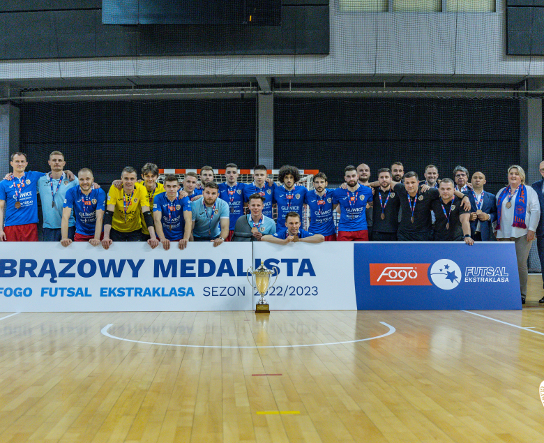 Piast Gliwice brązowym medalistą FOGO Futsal Ekstraklasy.