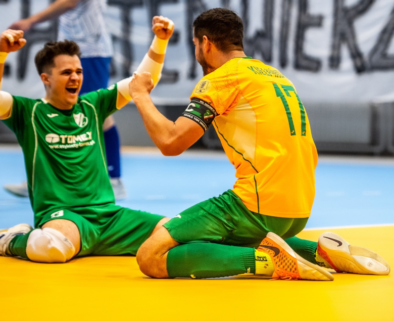 KS Sośnica zagra w FOGO Futsal Ekstraklasie.
Foto: Facebook KS Sośnica Gliwice